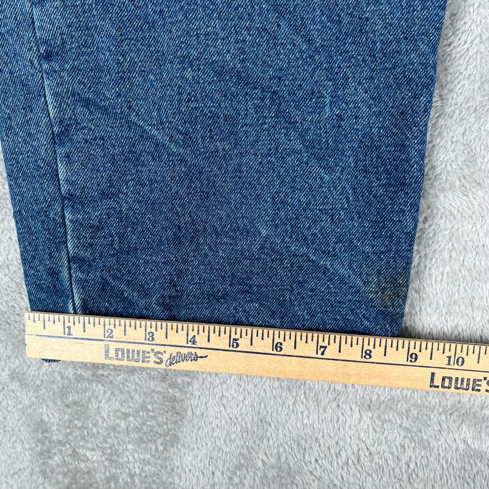 Carhartt Relaxed Fit Straight Leg Denim Jeans Mens Blue Size 36x30 B172 DST - Picture 5 of 12